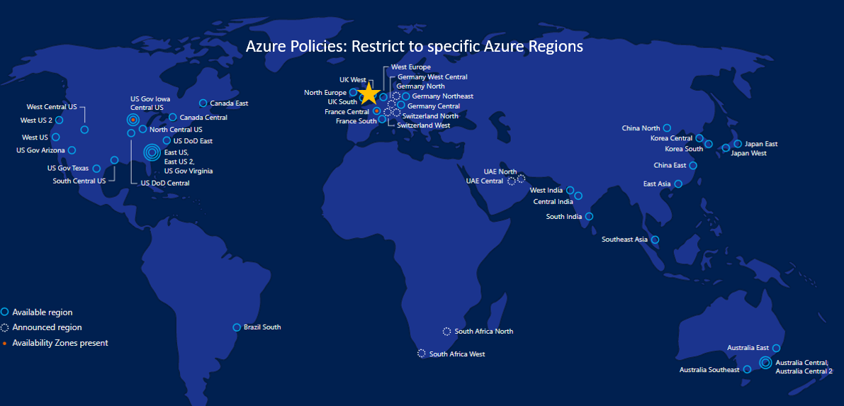 Azure Resource Map.